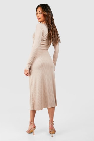 Robe droite - Beige