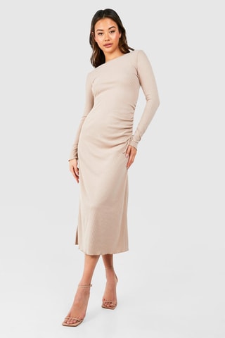 Robe droite - Beige