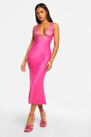 Robe droite - Rose