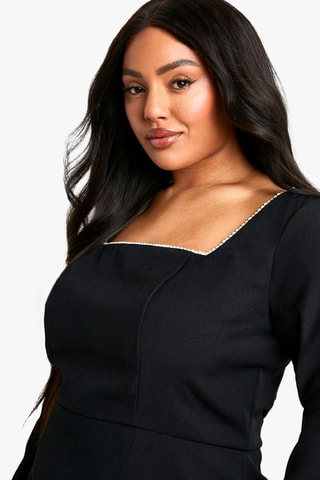 Robe droite - Noir