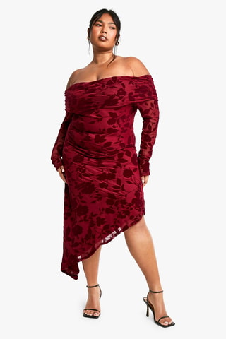 Robe droite - Bordeaux