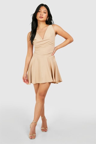 Robe patineuse - Beige