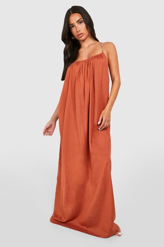 Robe de plage - Rouge brique