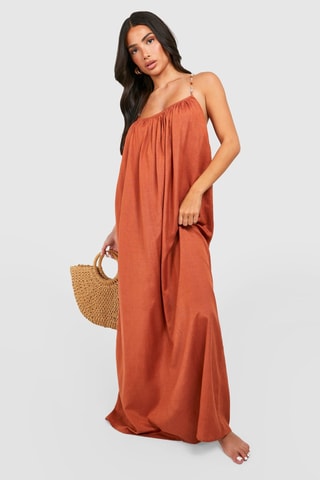 Robe de plage - Rouge brique