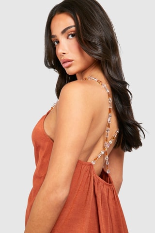Robe de plage - Rouge brique