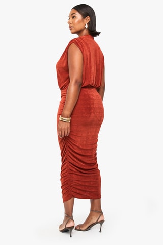 Robe droite - Rouge brique