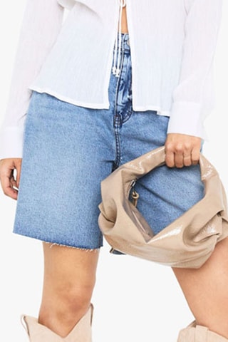 Short en jean - Bleu cobalt