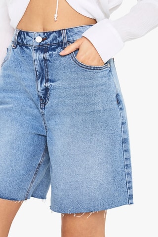 Short en jean - Bleu cobalt