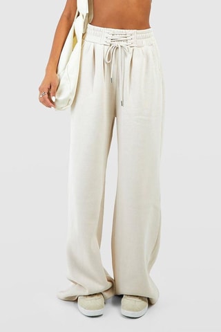 Pantalon wide legs - Beige
