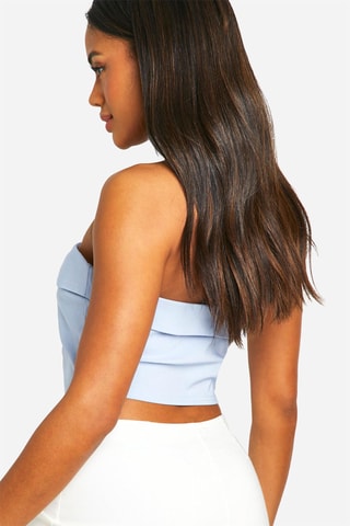 Top bustier - Bleu clair
