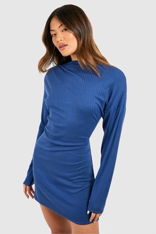 Robe pull - Bleu marine