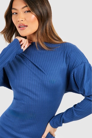Robe pull - Bleu marine