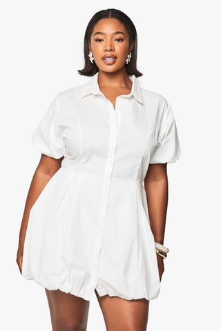 Robe chemise - Blanc