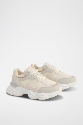 Baskets d’entraînement - Beige et gris