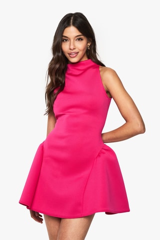 Robe patineuse - Fuchsia