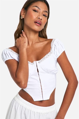 Crop top - Blanc