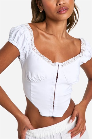 Crop top - Blanc