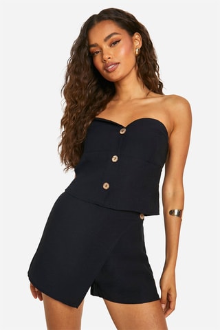 Top bustier - Noir