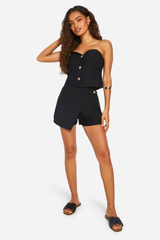 Top bustier - Noir