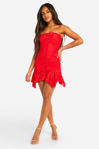 Robe bustier - Rouge