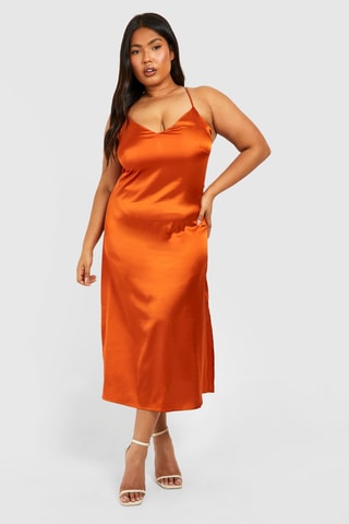 Robe midi - Orange
