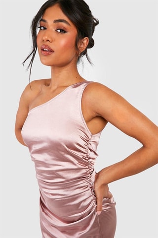 Robe asymétrique - Rose