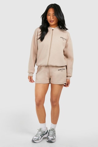 Bomber et short - Beige
