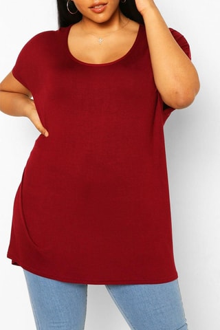 T-shirt oversize - Rouge