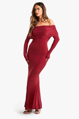 Robe longue - Bordeaux