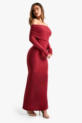Robe longue - Bordeaux