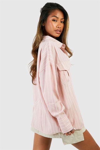 Chemise oversize - Rose