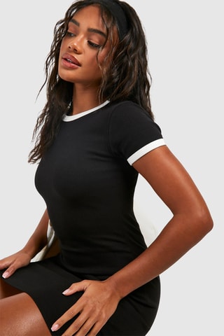 Robe t-shirt - Noir