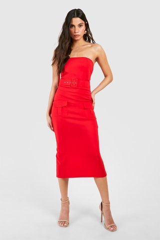 Robe bustier - Rouge