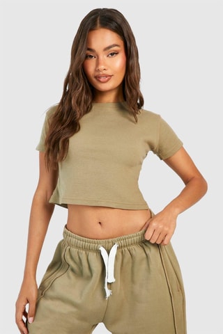 Crop top - Kaki