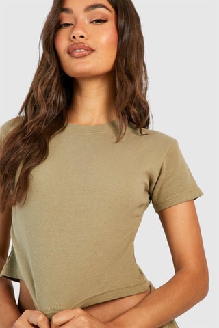 Crop top - Kaki