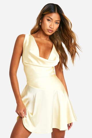 Robe patineuse - Jaune