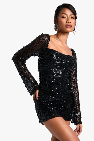 Robe droite - Noir