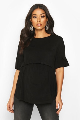 Blouse de maternité - Noir