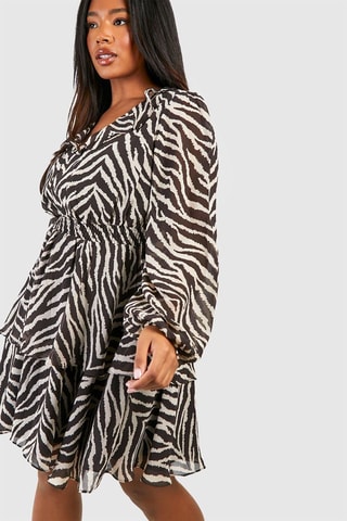 Robe volantée - Noir