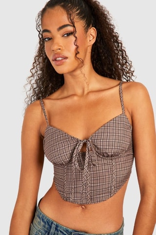 Crop top - Marron