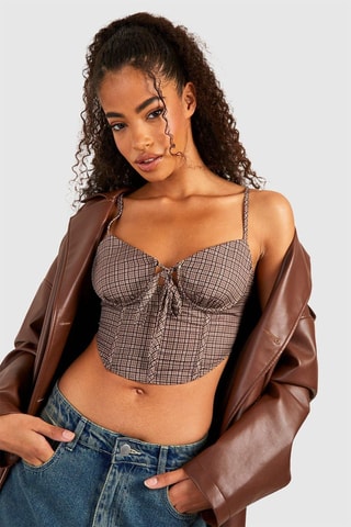 Crop top - Marron