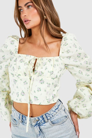 Crop top - Jaune