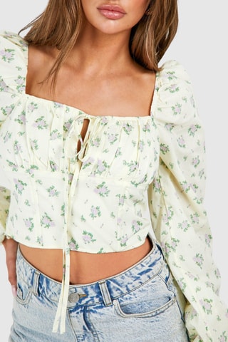 Crop top - Jaune