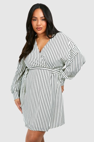 Robe portefeuille - Ivoire