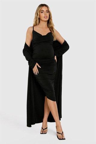 Robe de maternité - Noir