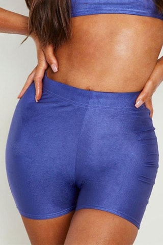 Panty taille haute - Bleu cobalt