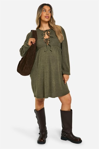Robe de maternité - Kaki