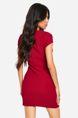 Robe fourreau - Rouge