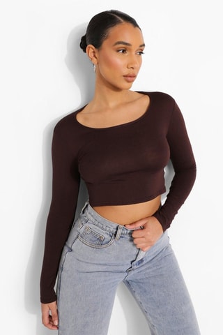 Crop top - Marron