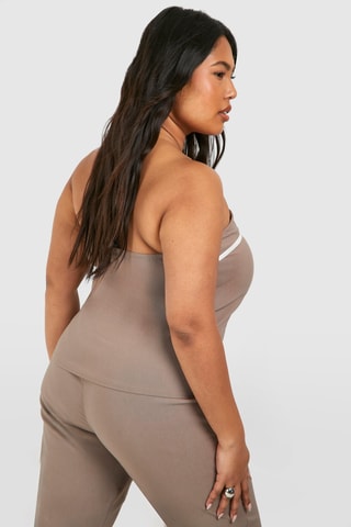 Top bustier - Taupe